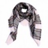 Winter Plaid Scarf Soft Warm Shawl Women Blanket Multicolor - Blue Green - CD186ARK4GG