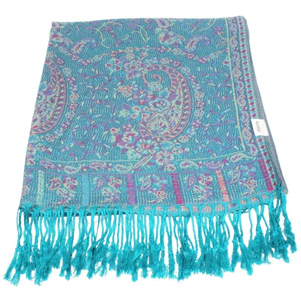 Kuldip Series 2 Double Ply Reversible/Double Sided Jamawar Pashmina Scarf Shawl Wrap. - 2000072 - CR11QDR79R3