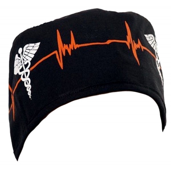 Mens And Womens Medical Scrub Cap - Ekg Signal/Medical Sign - CL12ELBRIYL