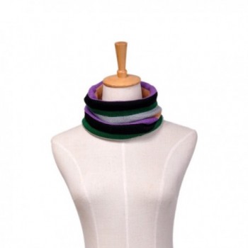 Shokim Fashion Knitted Colorful Striped