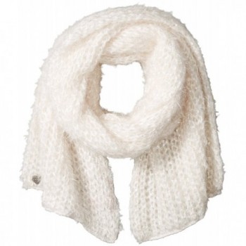 Betsey Johnson Women's Fuzzy Wuzzy solid Muffler Scarf - Ivory - CQ12N1S6UF8