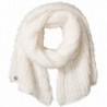 Betsey Johnson Women's Fuzzy Wuzzy solid Muffler Scarf - Ivory - CQ12N1S6UF8