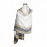 Womens Contrast Design Winter Oblong in Fashion Scarves