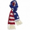 Patriotic American Stripes Winter Fringe