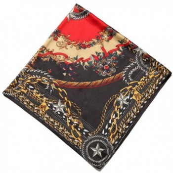 Womens Large Floral Square Pashmina