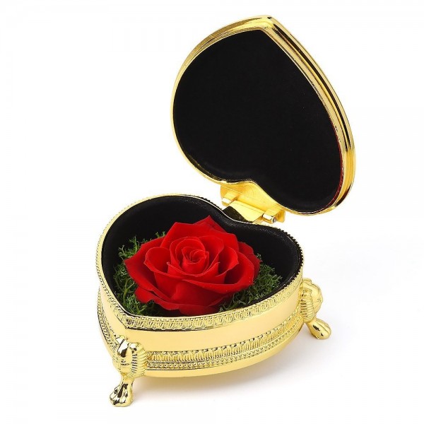 Valentines Handmade Preserved Girlfriend Anniversary - " Red&gold " - CM189TTGHWX
