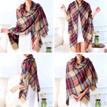 Selighting Womens Oversized Square Blanket in Fashion Scarves