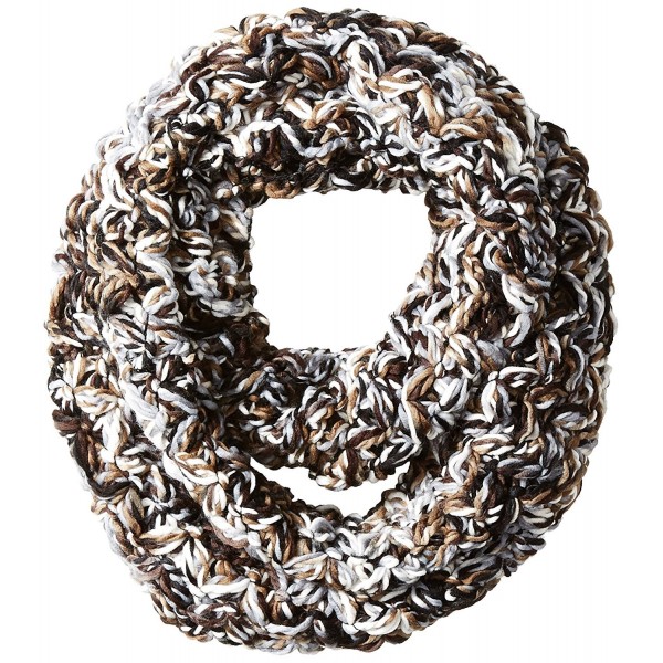 Steve Madden Women's Cozy Cabin Multi Infinity Scarf - Neutral - C012LAHPWNR