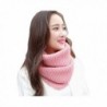 SIHE Thick Ribbed Winter Infinity in Fashion Scarves
