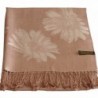 CJ Apparel Zakura Design Floral Pattern Pashmina Shawl Scarf Wrap Seconds NEW - Beige - C3126OTWWCB