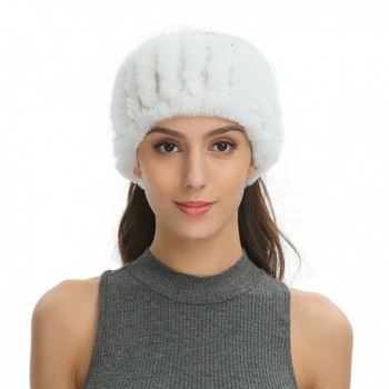 Ferand Womens Headband Knitted Convertible - White - CK188IS7ZGC