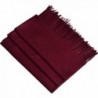 Yazer Large 78.7"x25.4" Luxurious Cashmere Scarf-Shawls for Women and Men - Dark Red - CK186W3UZEL