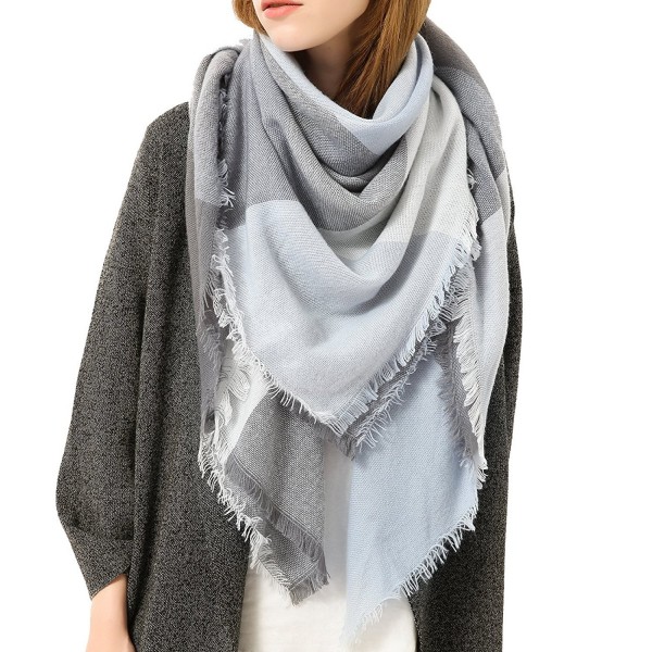 Genfien Women's Plaid Tartan Scarf with Tassels Winter Large Soft Blanket Wrap Shawl - Color 5 - C9187QUTREC Genfien Women's Plaid Tartan Scarf with Tassels Winter Large Soft Blanket Wrap Shawl - Color 5 - C9187QUTREC