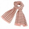 Tartan Blanket Scarf Wrap Shawl Houndstooth Cashmere Scarf - Pink - C1186WQM4OW