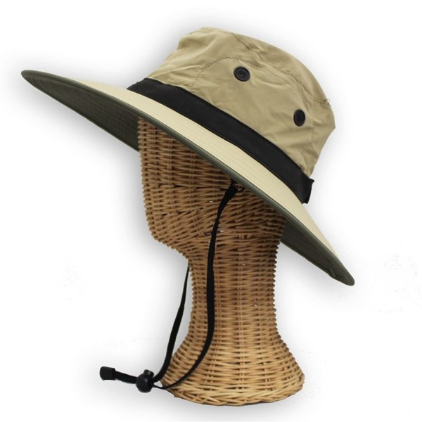 Wind Haven Wide Brim Fishing Sun Hat for Men & Women - UPF 50 & Rainproof Sun Hat from Sun Grubbies (Medium) - CO111KXQNQX