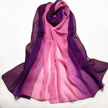 Fullkang Fashion Gradient Chiffon Purple