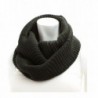 Trendy Solid Ribbed Neck Warmer Infinity Scarf - Khaki - CM113CB0XJ9