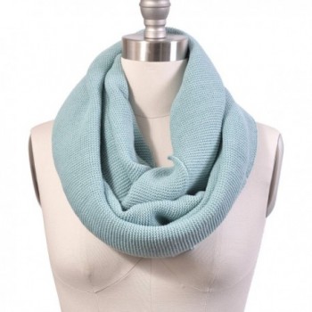 HUE21 Womens Basic Infinity Turquoise in Fashion Scarves