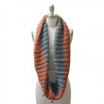 HUE21 Womens Comfy Infinity Orange in Cold Weather Scarves & Wraps