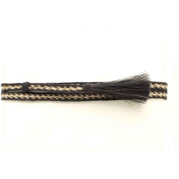 M & F Western Men's Horsehair Hat Band W/ Tassels Natural One Size - CE11I69OZNH