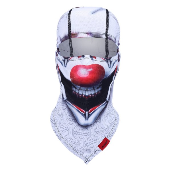 Balaclava Clown Mask - Original Hand Painted Motorcycling Cycling Full Face Head Hood - Ql-bg-a-03 - CM12I7PV8MP