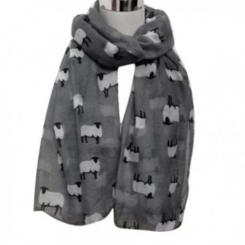 Women Fashion Sheep Print Scarves