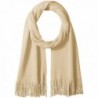 Echo Women's Milk Muffler Scarf with Fringe - Khaki - CM12FJSHIIB