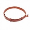 Badgery Belts 8 Braid Flat Kangaroo Braided Leather Hat Band - Tan - C51206TY8RR
