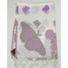 Lovarzi Womens White Butterfly Pashmina