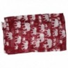 Ted Jack Elephants Silhouette Burgundy in Fashion Scarves