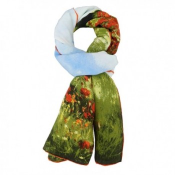 Elegna Luxurious Painted Scarves Argenteuil