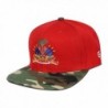 Go Rep Haiti Snapback Hat Cap - Red/Camo - CQ12GVRLV7D