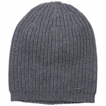 HUGO BOSS Men's Xaffano Knit Hat - Medium Grey - CZ12LHLF6X3