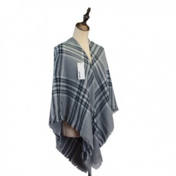 Womens Tartan Scarf Checked Pashmina in Wraps & Pashminas