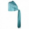 sparkle fashion pashmina evening Turquoise