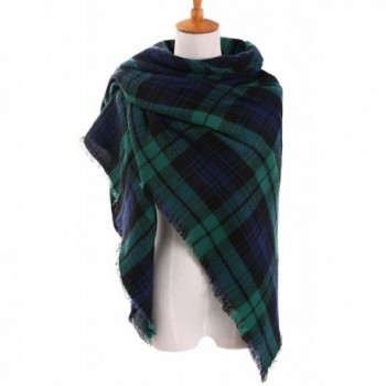 Zuozee Scottish Pashmina Christmas Pictures in Cold Weather Scarves & Wraps