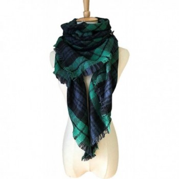 Wander Agio Womens Triangle Scarves - Dark Green Colour - CD185RLZHG4