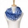 Lo Shokim Women's Lightweight Classic Sexy Leopard Infinity Scarf - Blue - CU186C3Y29G