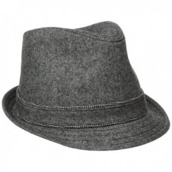 Haggar Men's Donegal Fedora - Black - CL11N2IPY7N