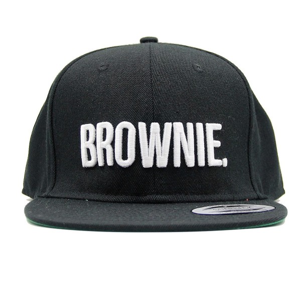 Brownie Snapback Fashion Embroidered Snapback Caps Hip-Hop Hats - C512H8HSG5Z