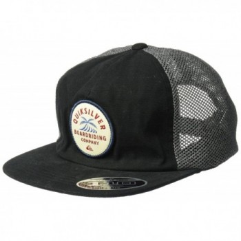 Quiksilver Men's Brazen Trucker Hat - Black - CC17AZMN0HT