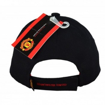 Manchester United Adjustable Season Black in Men's Baseball Caps