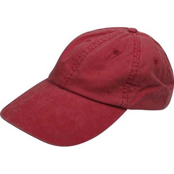 Adams Sunbuster Pigment Dyed Twill Cap With Extra Long Visor (Nautical Red) (ALL) - CJ116XTWKLV