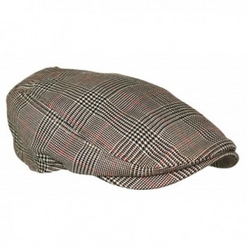 Plaid Pattern Driver Hunting Newsboy in Men's Newsboy Caps