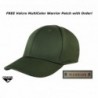 Condor Flex Tactical Team Cap (OD Green) + FREE Warrior Patch- Fitted Plain / Blank - C712MAX6L93