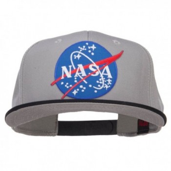 Lunar NASA Patched Two Tone Snapback - Black Grey - C11208E8FT7