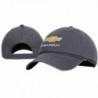 Chevrolet Garment Washed Cotton Cap Chevy Hat - Charcoal - CL12GNQDJ3V