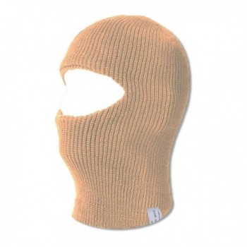 TopHeadwear Face Ski Mask 1 Hole - Beige - CM11Y93WT2N