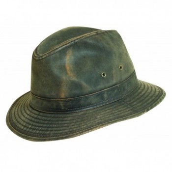 Dorfman-pacific DPC Outdoor Weathered Cotton Brown Outback Hats - CG11D9S5B1F