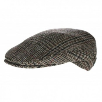 Irish Tweed Brown Check percent in Men's Newsboy Caps